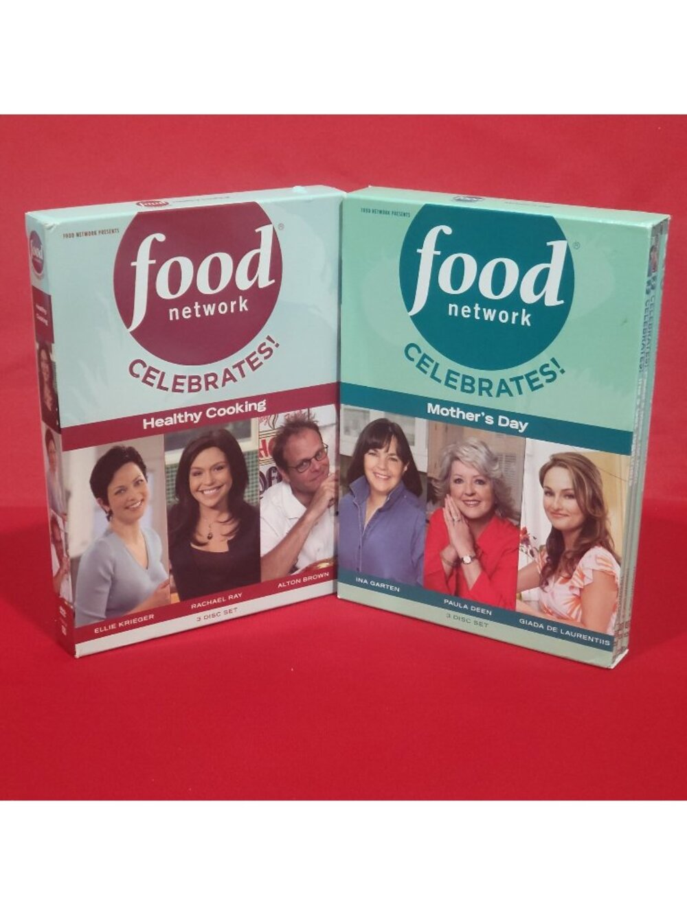 Food Network Celebrates DVD Box Sets Healthy Cooking & Mothers Day Lot of 2